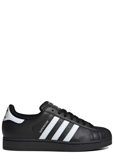 Adidas Originals Adidas Superstar Ii Leather Sneakers In Black