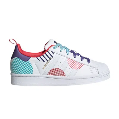 Pre-owned Adidas Originals Adidas Superstar J 'chinese New Year - Year Of The Ox Polka' | White | Kid's Size 3.5