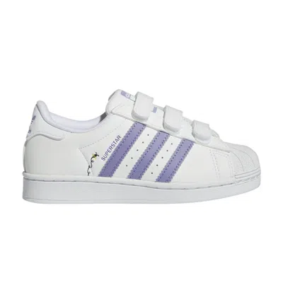 Pre-owned Adidas Originals Adidas Superstar J 'save The Bees' | White | Kid's Size 12.5