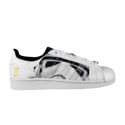 Pre-owned Adidas Originals Adidas Superstar J 'stormtrooper' | White | Kid's Size 4