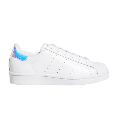 Pre-owned Adidas Originals Adidas Superstar J 'white Iridescent' | Kid's Size 7