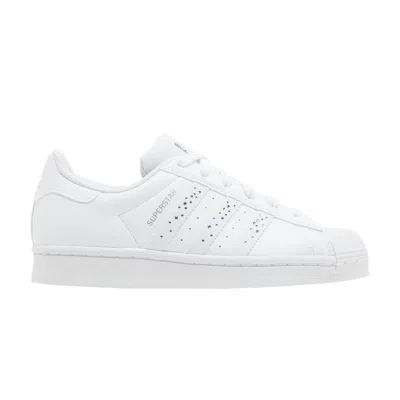 Pre-owned Adidas Originals Adidas Superstar J 'white Sparkle' | Kid's Size 7