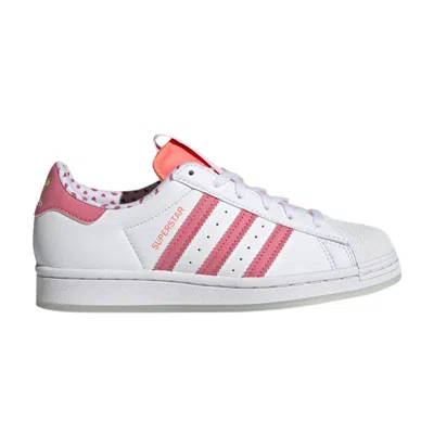 Pre-owned Adidas Originals Adidas Superstar Shell Toe J 'valentine's Day' | White | Kid's Size 6