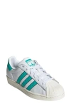 Adidas Originals Womens  Superstar In White/ Cloud White/ Mint Rush