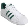 Adidas Originals Adidas Superstar Sneaker In White/green
