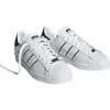 Adidas Originals Adidas Superstar Sneaker In White/navy Split/navy