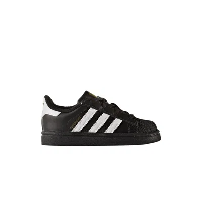 Pre-owned Adidas Originals Adidas Superstar Td 'core Black' | Infant Size 5.5