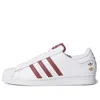 Adidas Originals Superstar Men's Low Shoe Cloud White/quiet Crimson/gold Foil In White
