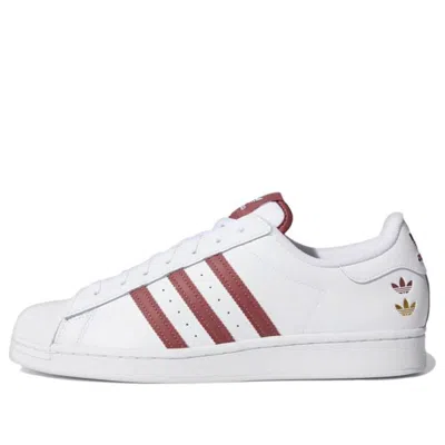 ADIDAS ORIGINALS ADIDAS SUPERSTAR 'WHITE QUIET CRIMSON'