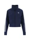 Adidas Originals Firebird Adicolor Three-stripe Logo Sweatshirt In Blue