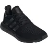 Adidas Originals Adidas Swift Run 1 Running Shoe In Black/black/wonder Quartz