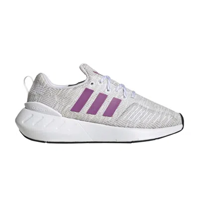 Pre-owned Adidas Originals Adidas Swift Run 22 J 'white Semi Pulse Lilac' | Kid's Size 7