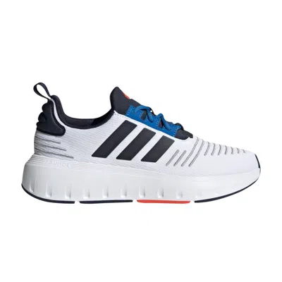 Pre-owned Adidas Originals Adidas Swift Run J 'white Legend Ink Royal' | Kid's Size 3.5