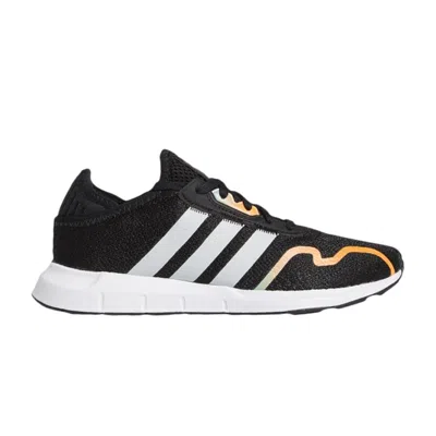 Pre-owned Adidas Originals Adidas Swift Run X J 'black Fluorescent Pop' | Kid's Size 7