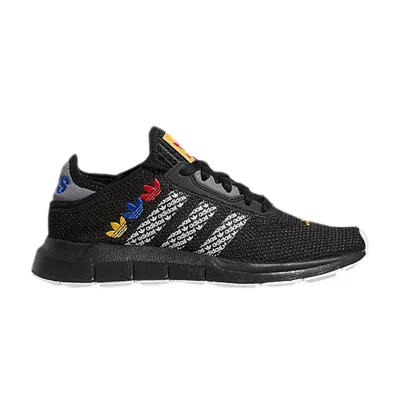 Pre-owned Adidas Originals Adidas Swift Run X J 'logo Print - Black' | Kid's Size 4