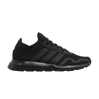 Pre-owned Adidas Originals Adidas Swift Run X J 'triple Black' | Kid's Size 3.5