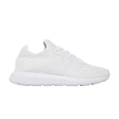 Pre-owned Adidas Originals Adidas Swift Run X J 'triple White' | Kid's Size 5