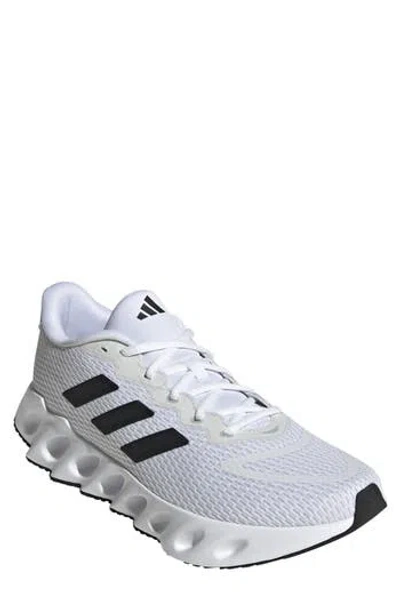 Adidas Originals Adidas Switch Running Shoe In White/black/halo Silver ...