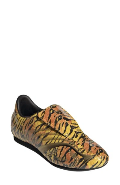 Adidas Originals Taekwondo F50 Tiger-print Sneakers In Yellow