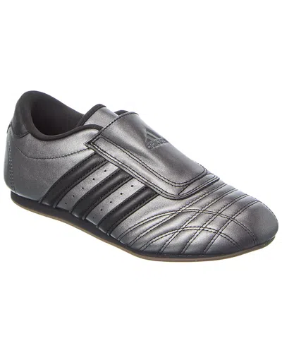 Adidas Originals Adidas Taekwondo Leather Sneaker In Silver