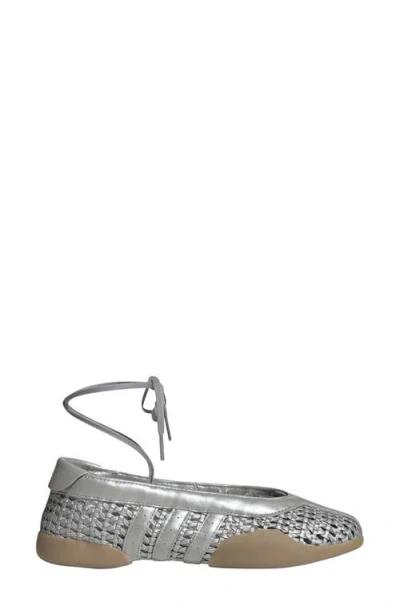 Adidas Originals Adidas Taekwondo Mei Ballet Flat In Silvmt/sil