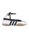 Adidas Originals Adidas Taekwondo Mei White Ballet Shoes In Silver