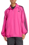 Adidas Originals Adidas Teamgeist Oversize Recycled Polyester Track Jacket In Pink