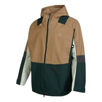Adidas Originals Adidas Tech Comu Woven Jacket 'brown Black'