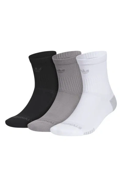 Adidas Originals Adidas Tech Originals 3-pack Quarter Socks In Multi