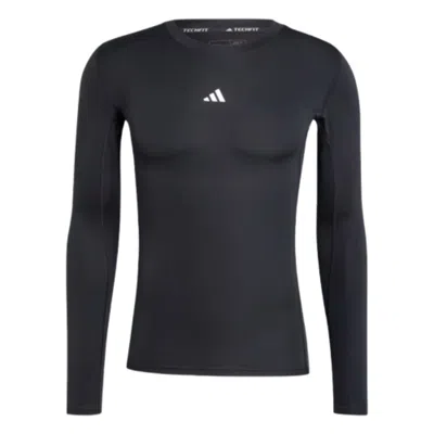 Adidas Originals Adidas Techfit Compression Training Long Sleeve T-shirt 'black'