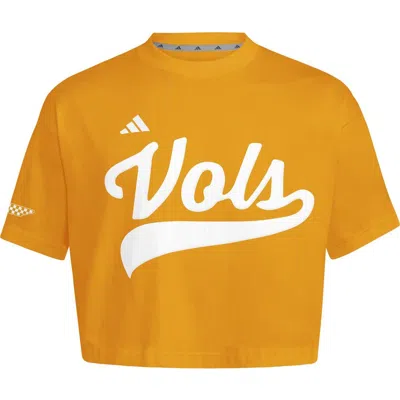 Adidas Originals Adidas Tennessee Orange Tennessee Volunteers Cropped Baseball Fashion Jersey