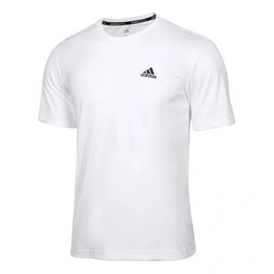 Adidas Originals Adidas Tennis Sports Round Neck Short Sleeve White