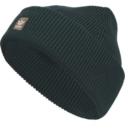 Adidas Originals Adidas Terrace Ribbd Beanie In Green