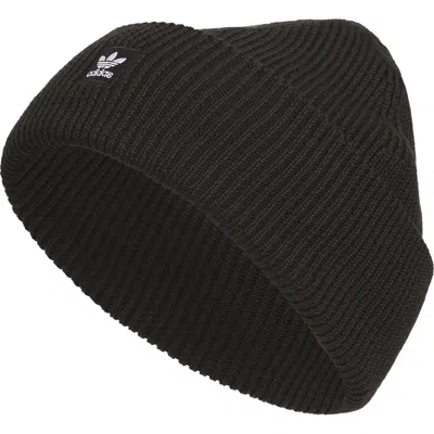 Adidas Originals Adidas Terrace Ribbd Beanie In Black
