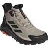 Adidas Originals Adidas Terrex Anylander Mid R.rdy Waterproof Hiking Boot In Beige/black/orange