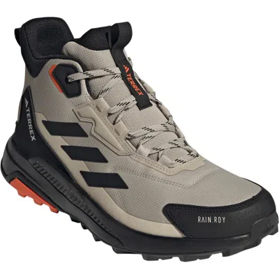 Adidas Originals Adidas Terrex Anylander Mid R.rdy Waterproof Hiking Boot In Beige/black/orange