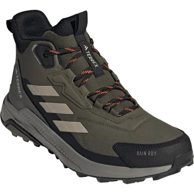 Adidas Originals Adidas Terrex Anylander Mid R.rdy Waterproof Hiking Boot In Olive/beige/core Black