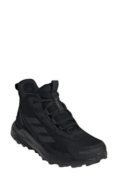 Adidas Originals Adidas Terrex Anylander Mid R.rdy Waterproof Hiking Boot (women) In Black/black/grey