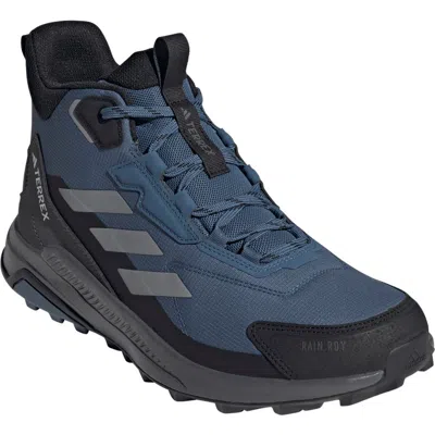 Adidas Originals Adidas Terrex Anylander Mid R.rdy Waterproof Hiking Boot In Wonder Steel/grey/black