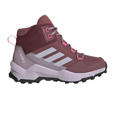 Pre-owned Adidas Originals Adidas Terrex Ax4r Mid K 'burgundy Silver Dawn' | Red | Kid's Size 7