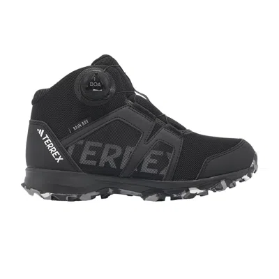 Pre-owned Adidas Originals Adidas Terrex Boa Mid Rain.rdy J 'black Grey' | Kid's Size 11.5
