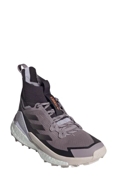 Adidas Originals Adidas Terrex Free Hiker 2 Gore-tex® Hiking Shoe In Fig/aurora/silver Dawn