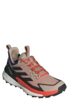 Adidas Originals Adidas Terrex Free Hiker 2 Gore-tex® Hiking Shoe In Wonder Beige/black/orange