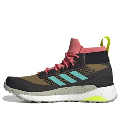 Adidas Originals Adidas Terrex Free Hiker Gtx 'yellow Brown Pink' In Black