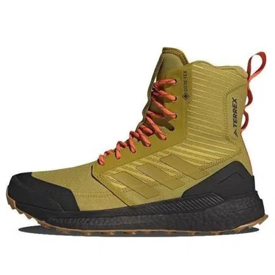 Adidas Originals Adidas Terrex Free Hiker Xpl Gore-tex Boots 'pulse Olive Gum' In Green