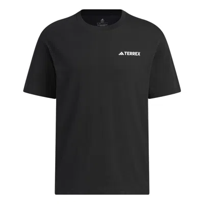 Adidas Originals Adidas Terrex Graphic T-shirt 'black White' In Multi