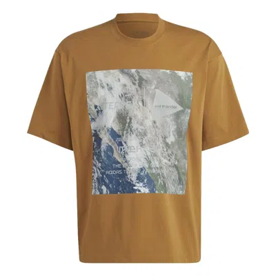 Adidas Originals Adidas Terrex Graphic T-shirt 'tan' In Brown