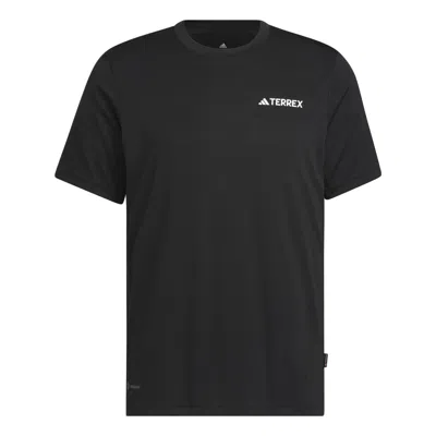Adidas Originals Adidas Terrex Logo Tech Short Sleeve T-shirt 'black'