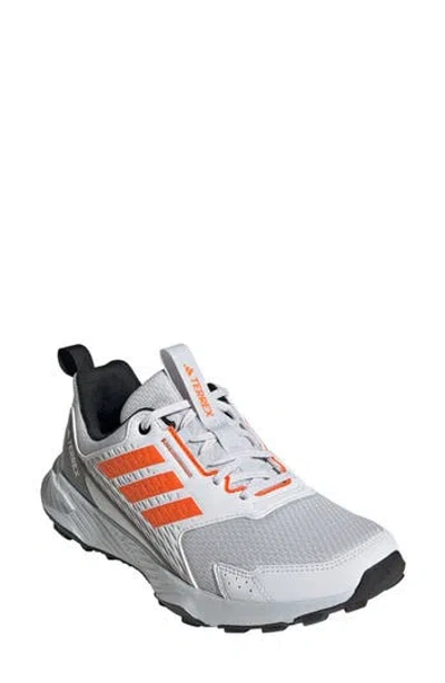 Adidas Originals Adidas Terrex Tracefinder Trail Hiking Shoe In Dash Grey/orange/solid Grey
