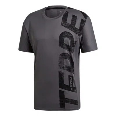 Adidas Originals Adidas Terrex Trail Cross T-shirt 'black' In Brown